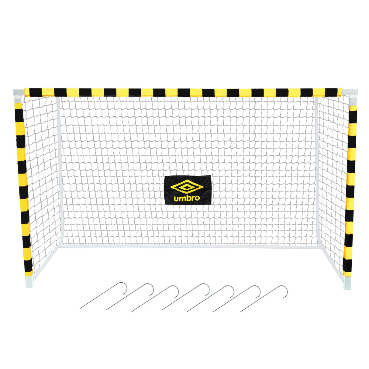 Umbro Voetbaldoel 300x200 cm - Zwart/Geel - maximondo