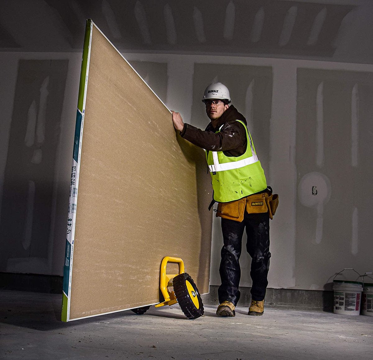 Dewalt Platenroller 500 KG Geel/Zwart - maximondo