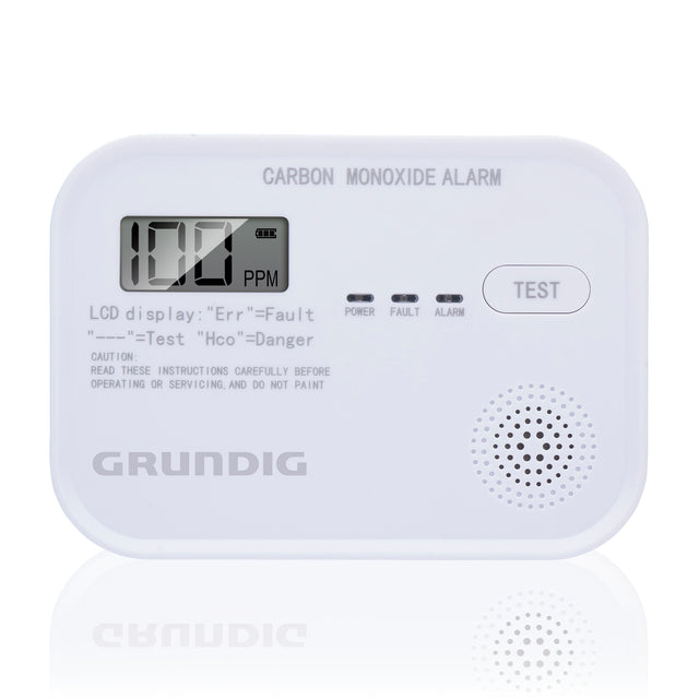 Grundig CO Melder, koolmonoxidemelder, LCD - maximondo