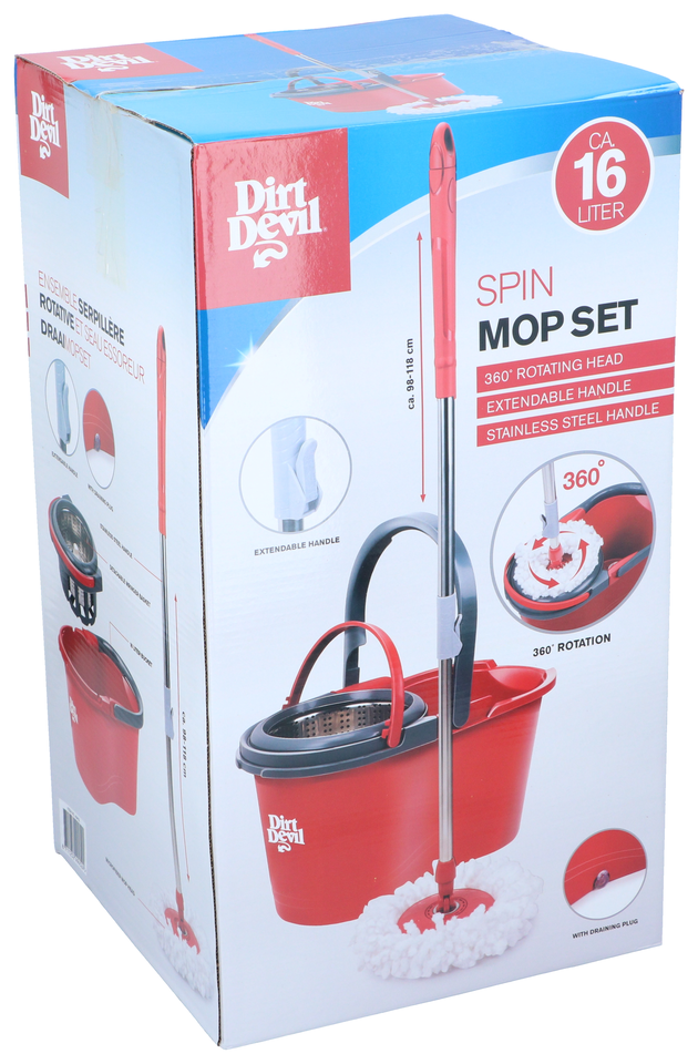 Dirt Devil Mop System Rood - maximondo