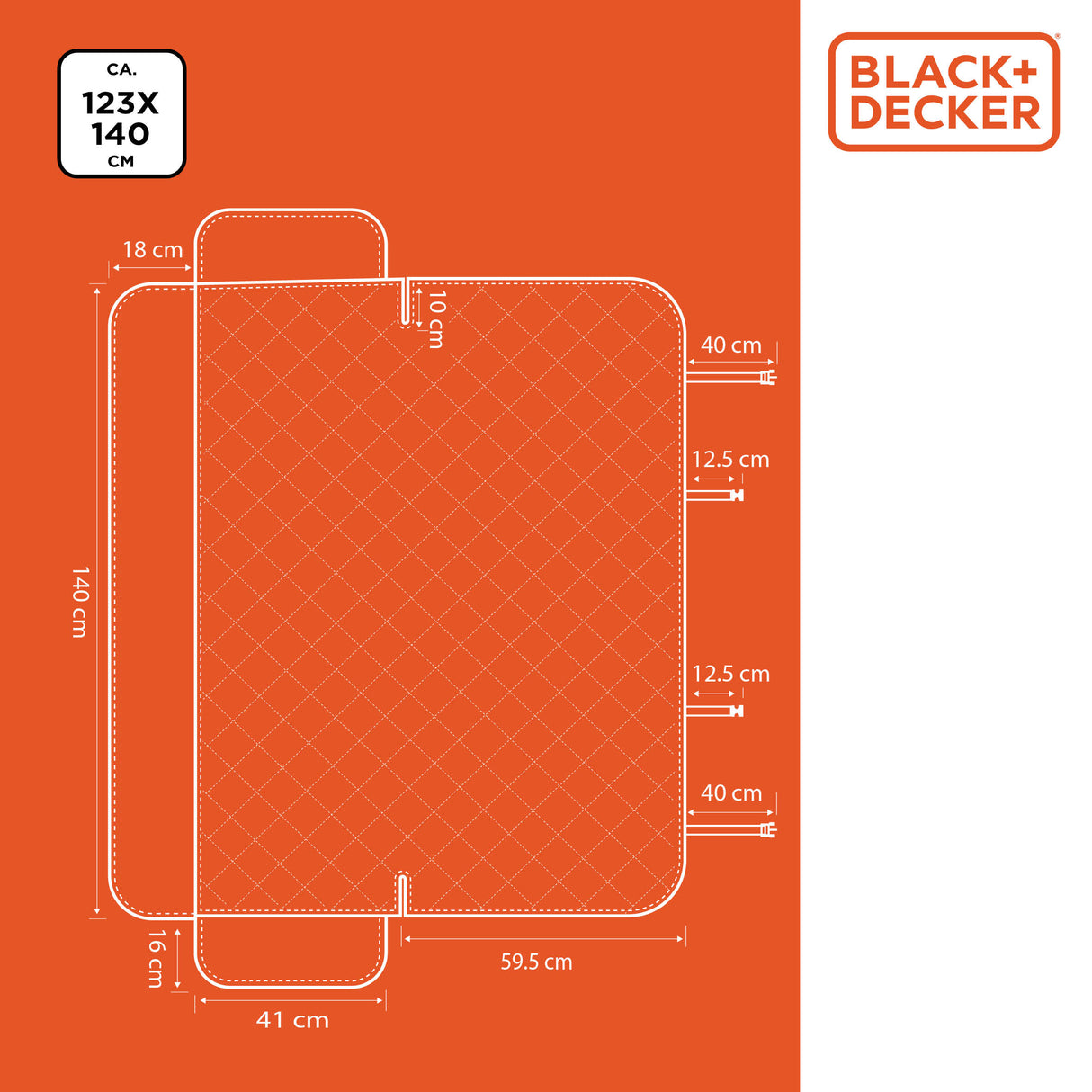 BLACK+DECKER AutoAchterbankhoes - maximondo
