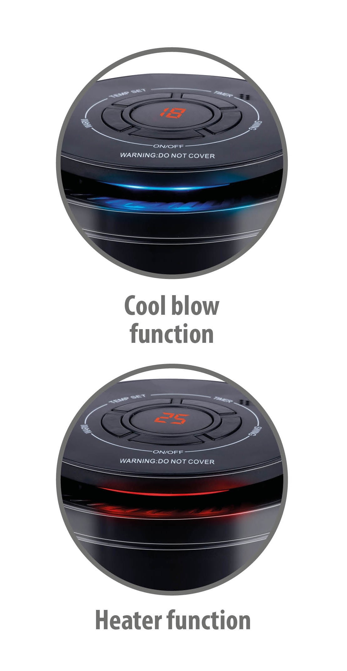 alpina Elektrische Kachel Heater, Timer - maximondo