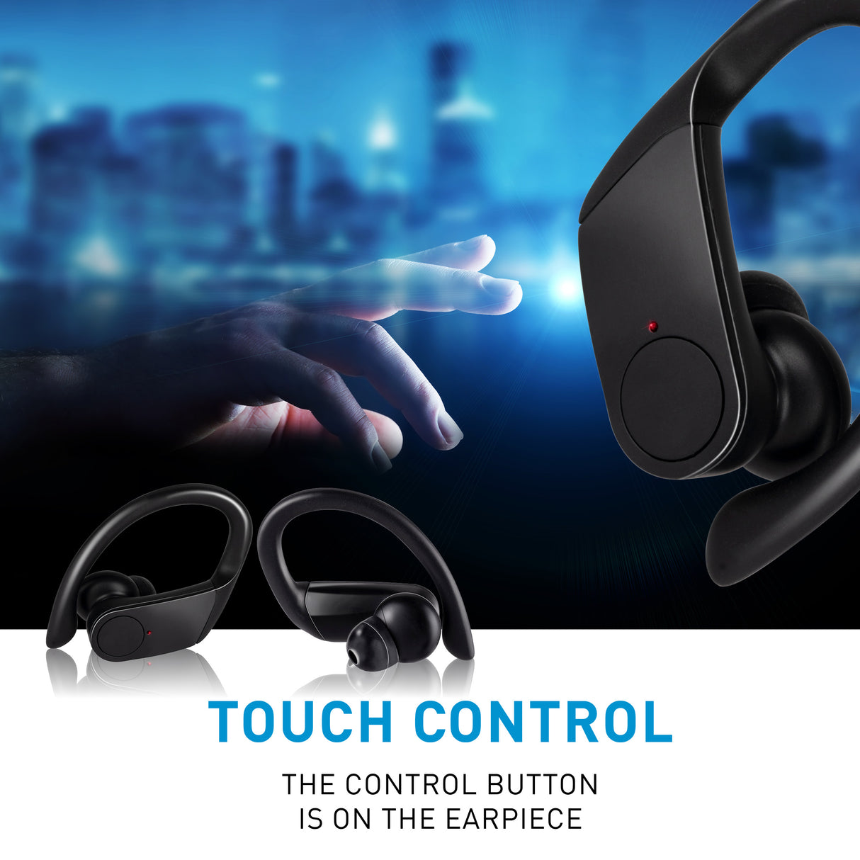 Grundig True Wireless Sports Earphones – Draadloze Oordopjes - maximondo