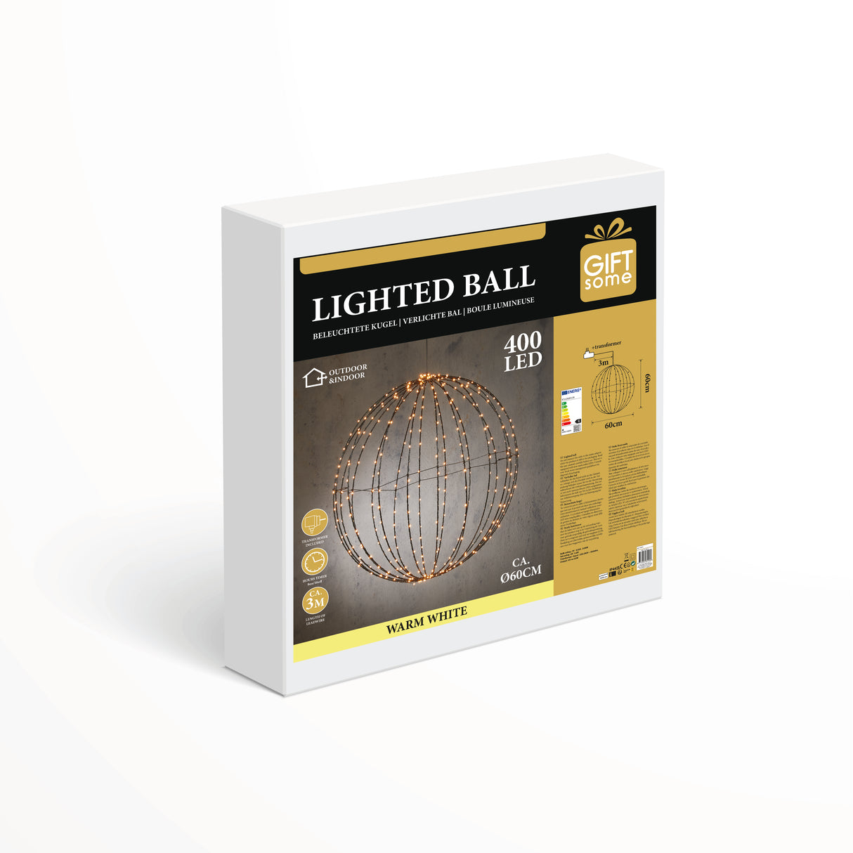 Giftsome Lichtbol LED Ø 60 cm - maximondo
