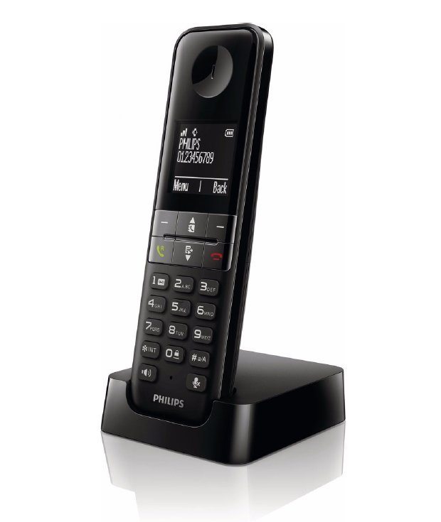 Philips D4701B Huistelefoon – Vaste Telefoon - DECT Telefoon - maximondo