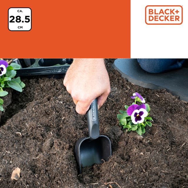 BLACK+DECKER Tuinschep Zwart