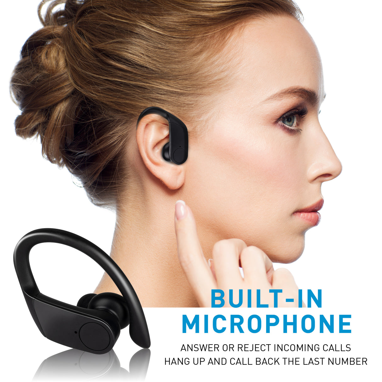 Grundig True Wireless Sports Earphones – Draadloze Oordopjes - maximondo