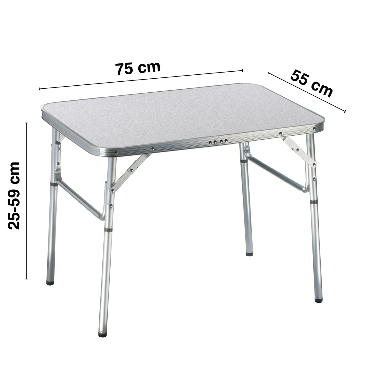 Inklapbare Campingtafel 75x55CM
