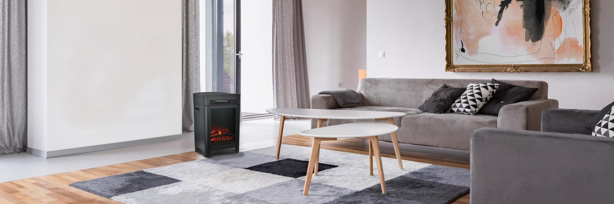 Classic Fire Sfeerhaard Modena - Zwart - maximondo