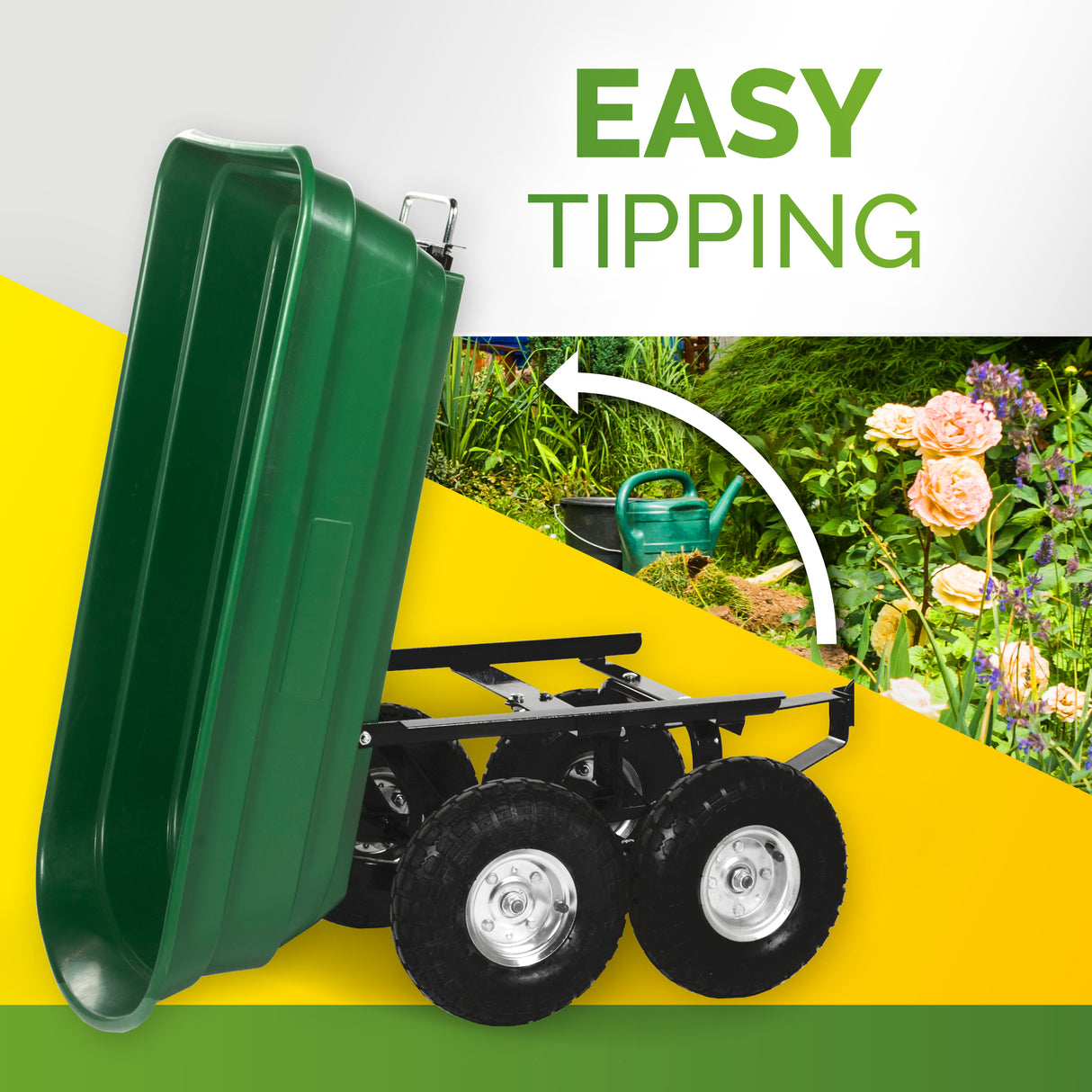 Kinzo Tuinkar 75L 200kg - maximondo