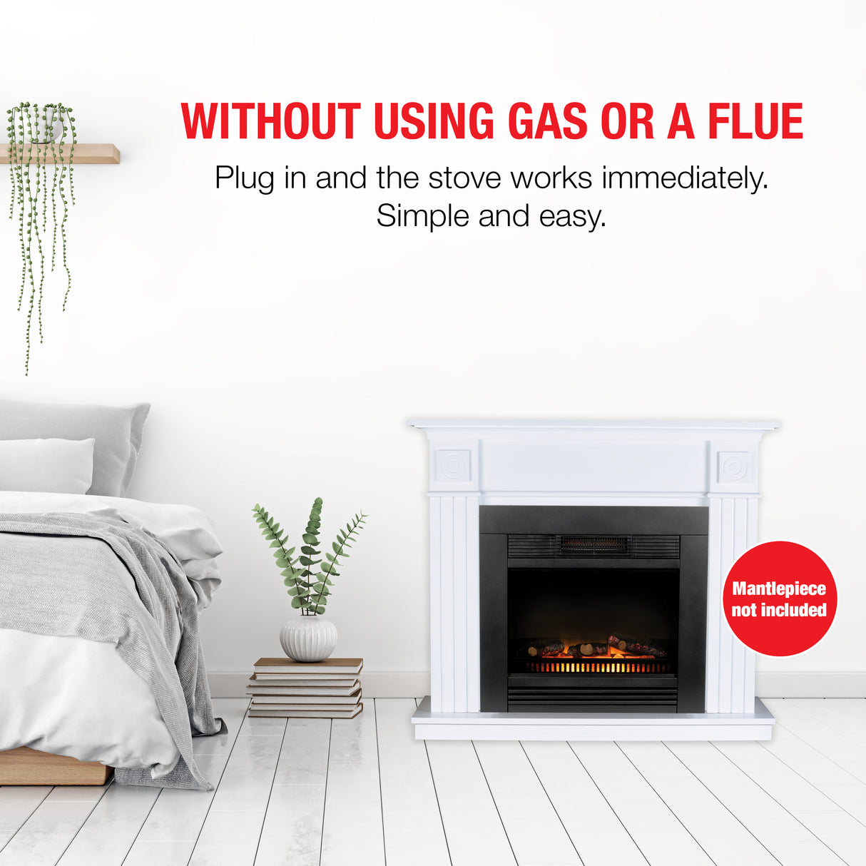 Classic Fire Haard Chicago - 1800W - maximondo