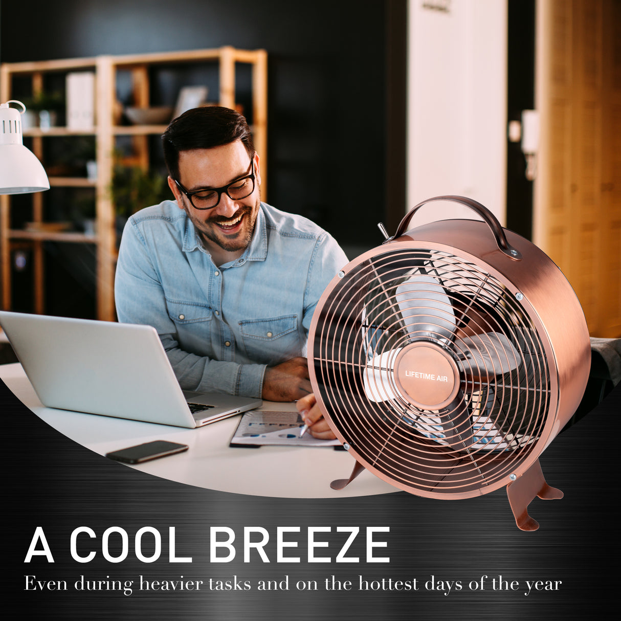 Lifetime Air Tafelventilator 20CM - maximondo