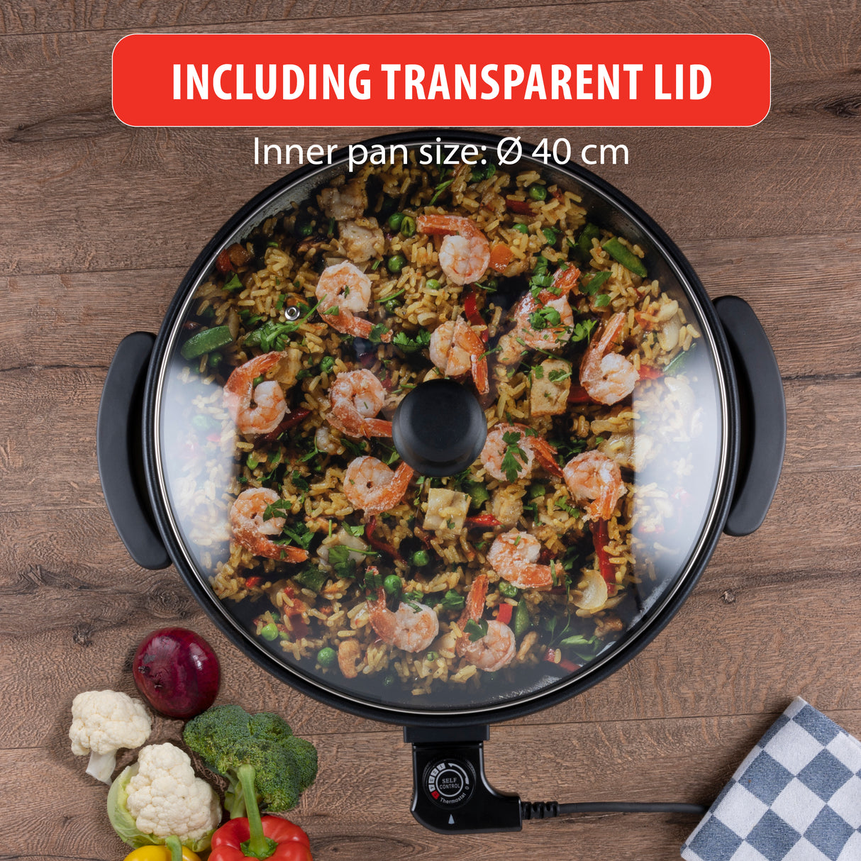 alpina Elektrische Hapjespan 1500W - maximondo