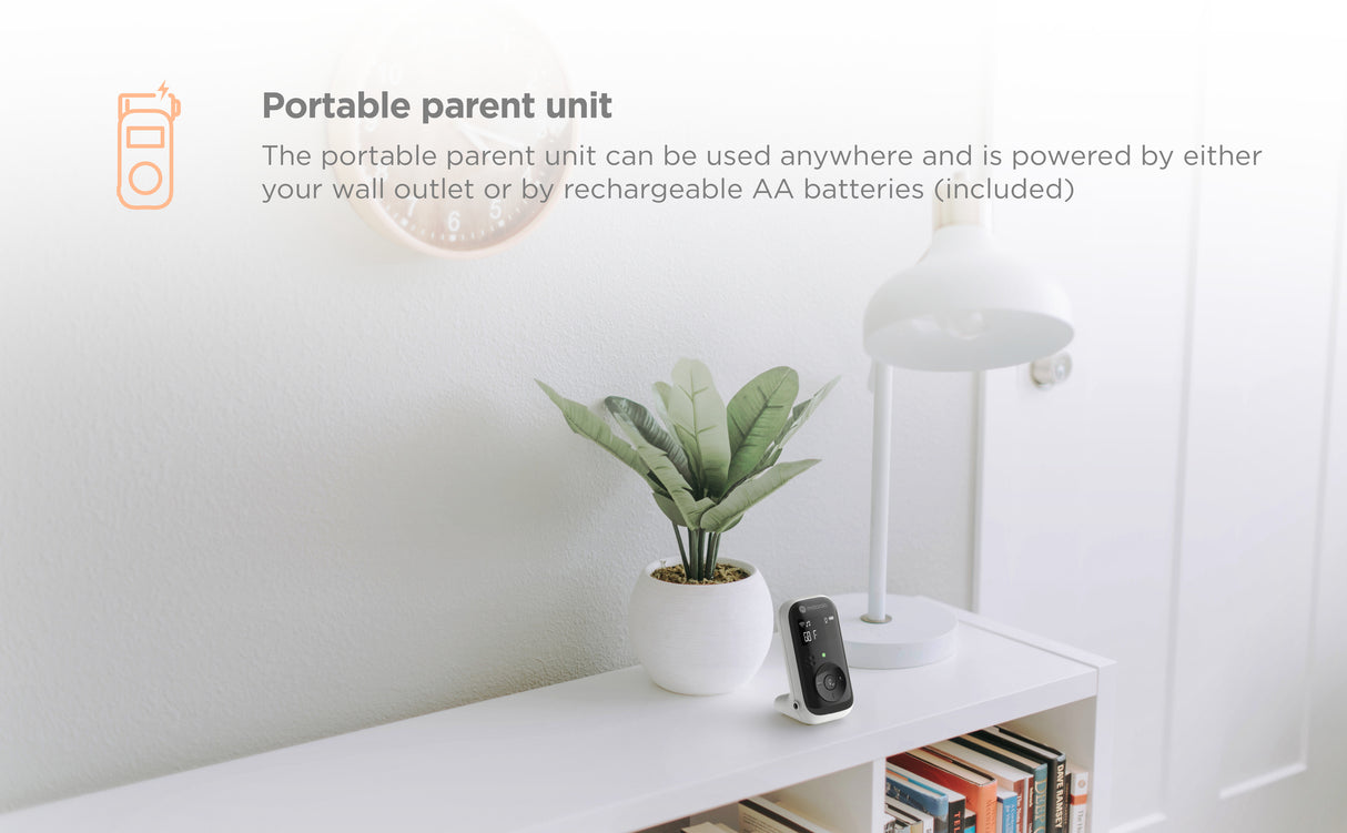 Baby monitor 230V PIP11 WHT - maximondo