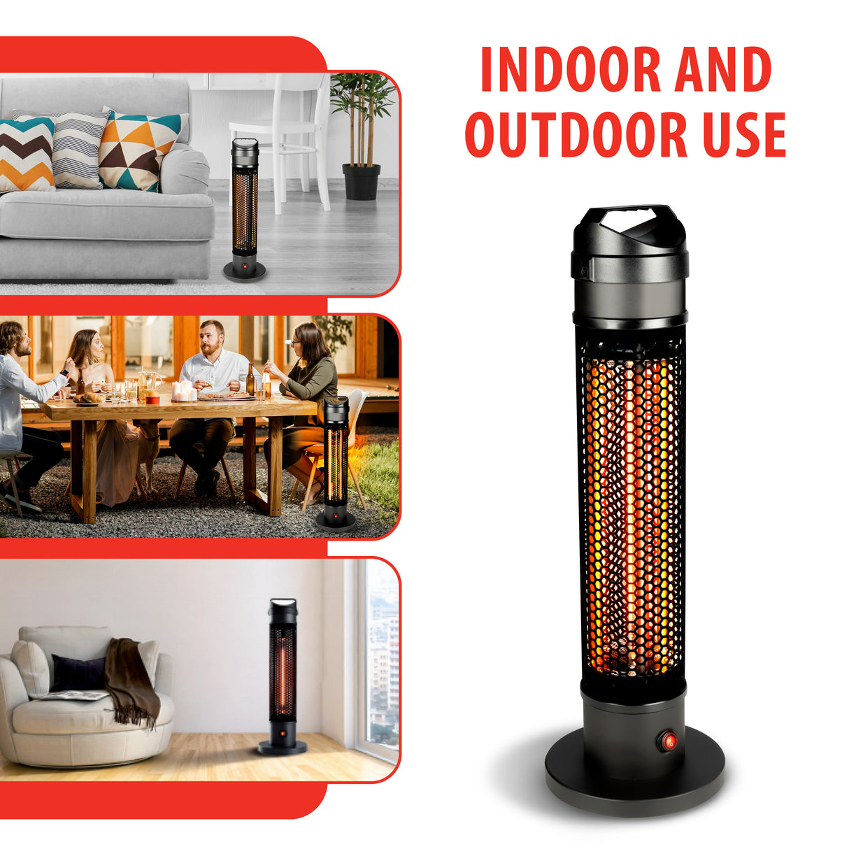 alpina Infrarood Heater 800W - maximondo