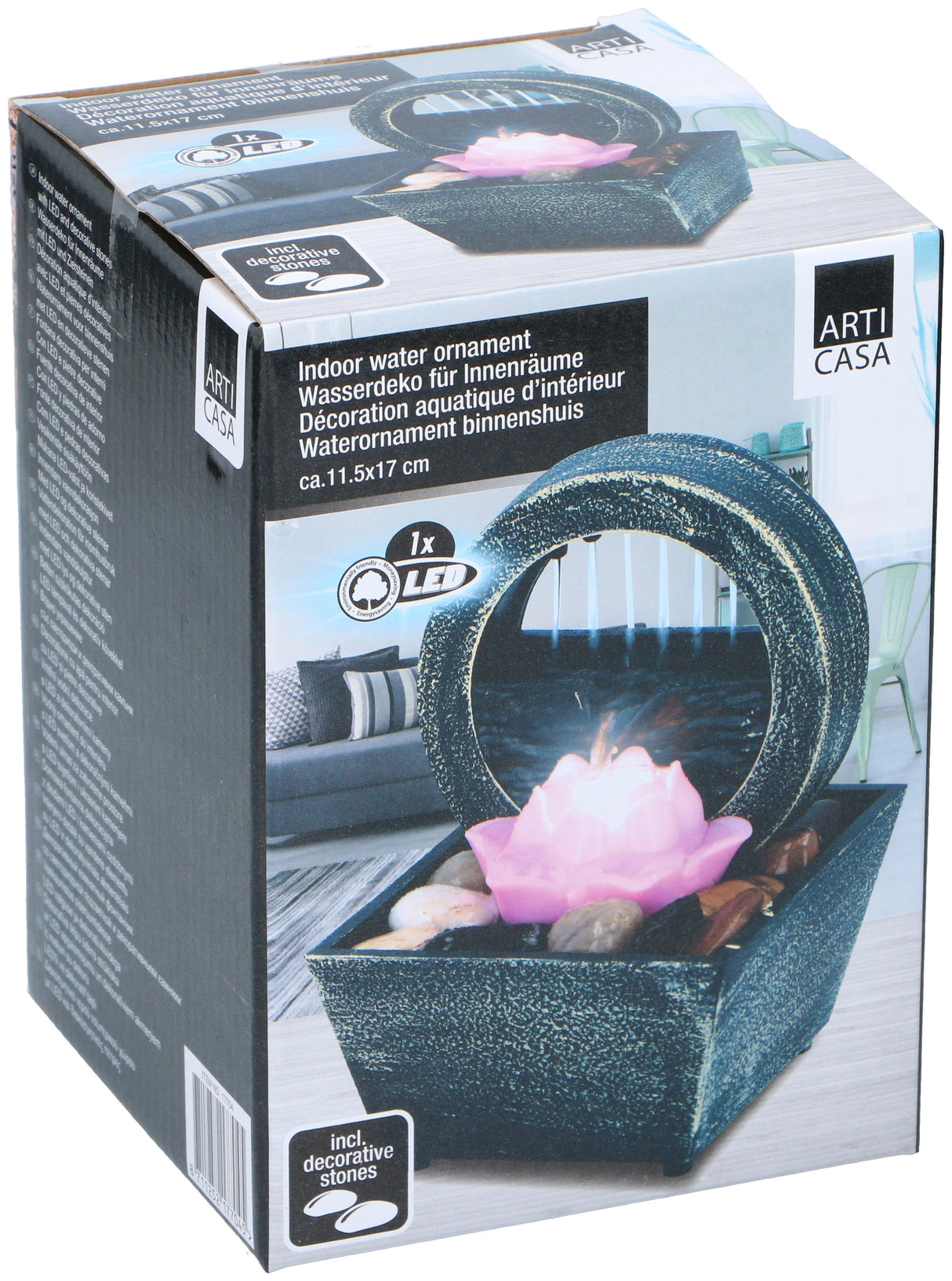 Grundig Tafelfontein met LEDlicht - maximondo