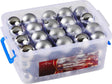 Christmas Gifts Kerstballen Zilver 70 Stuks - maximondo