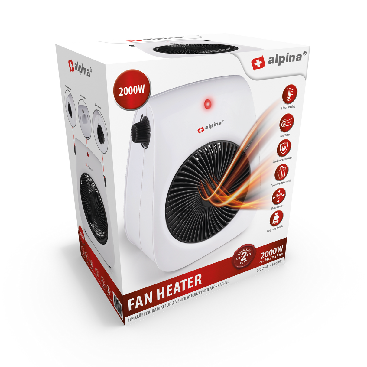 alpina Heater max 2000W - maximondo