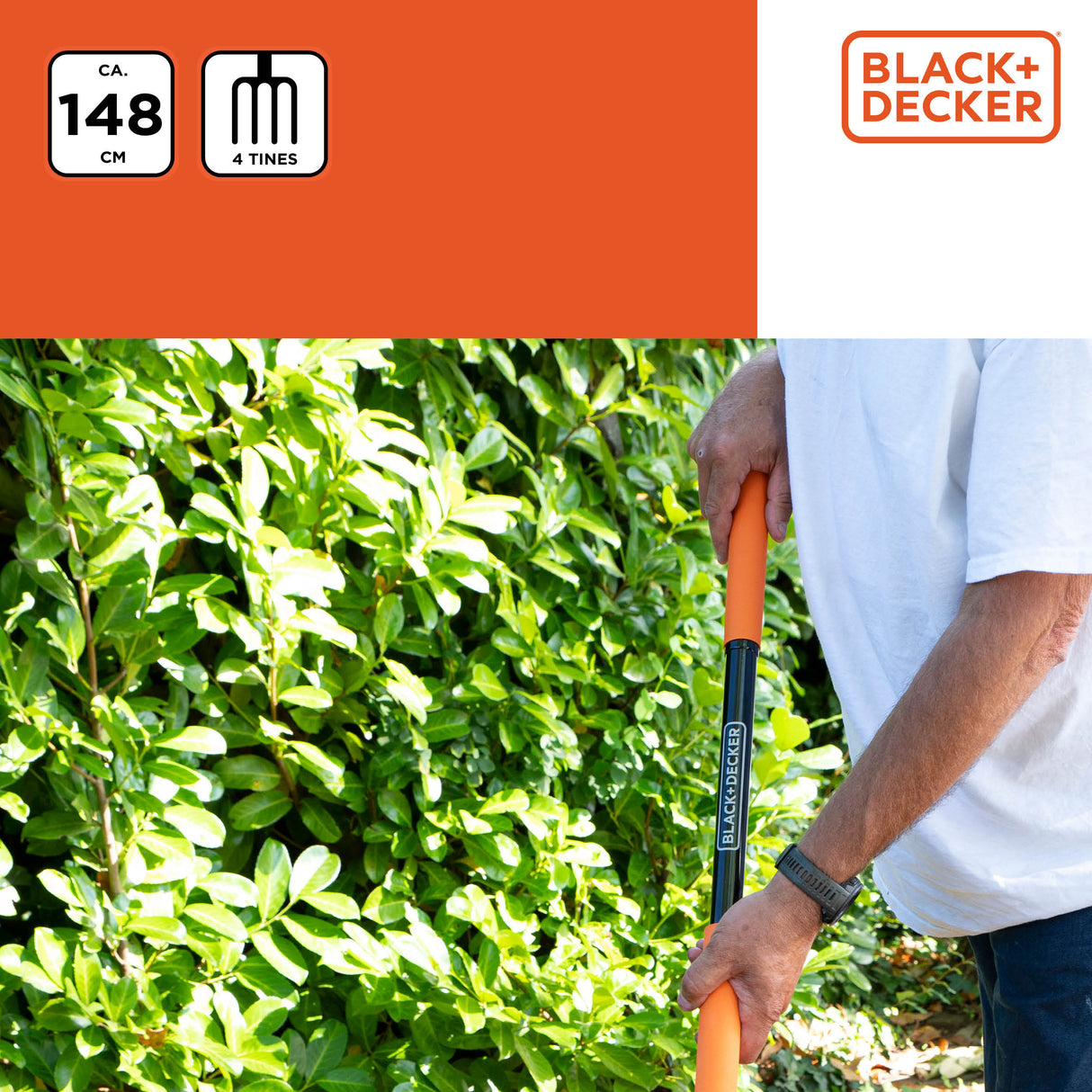 BLACK+DECKER Tuinhark 4Tands - maximondo