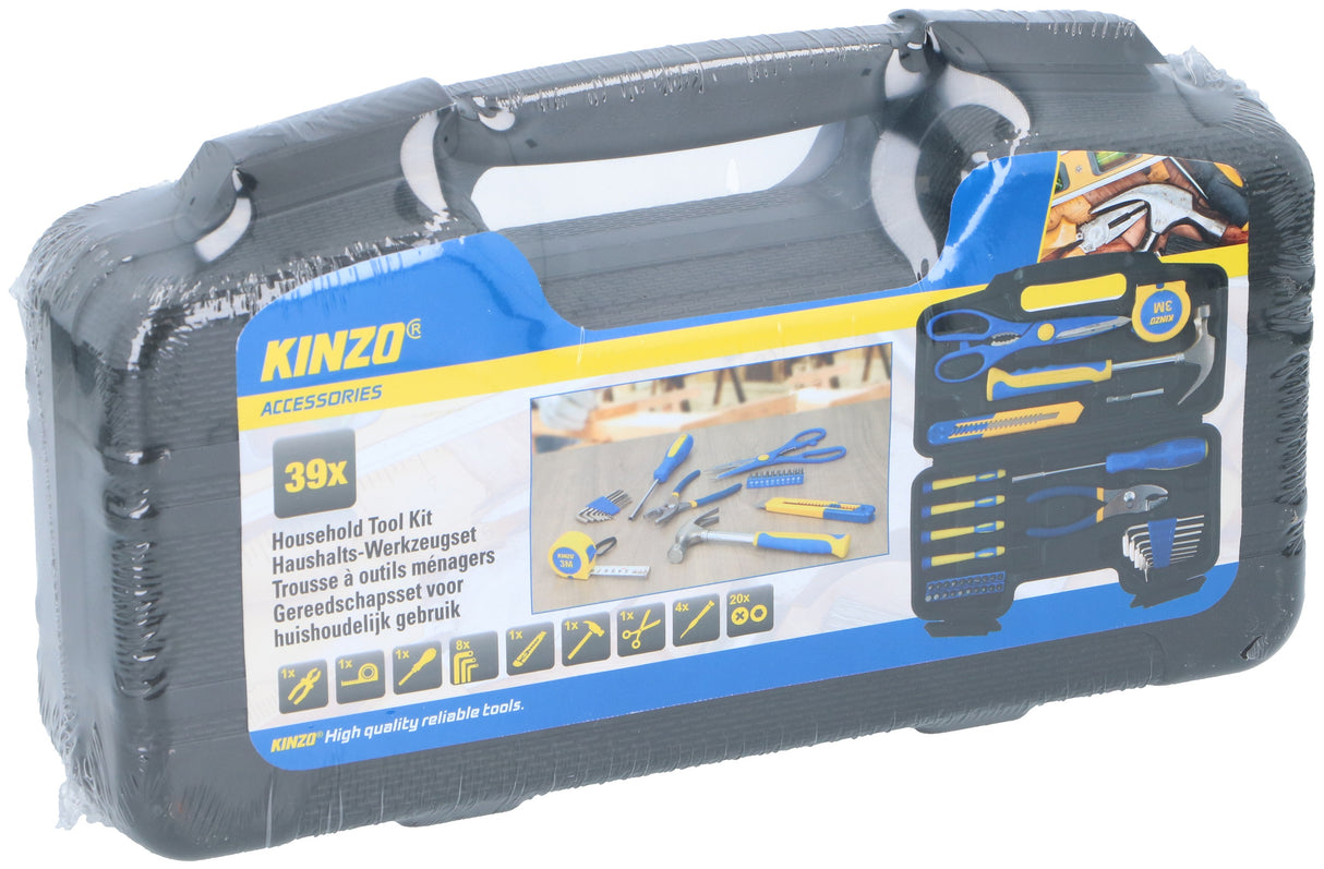 Kinzo Gereedschapsset 39 stuks
