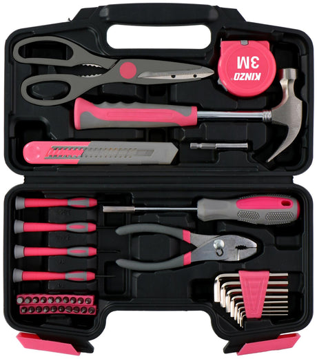 Gereedschapsset Pink 39 Stuks - maximondo