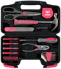 Kinzo Gereedschap 39 Stuks Pink - maximondo