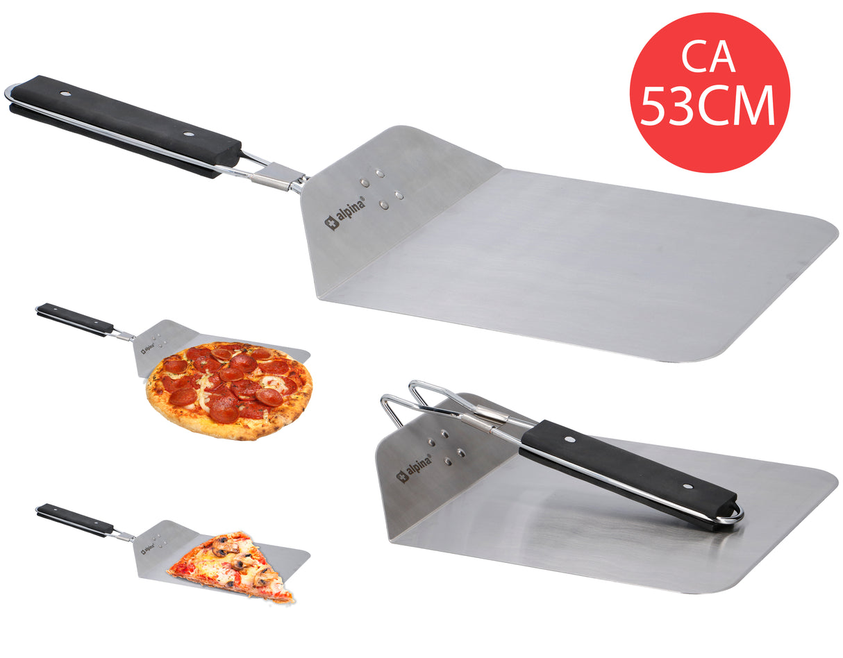 alpina Pizzaschep - Voor Inklapbaar Handvat - RVS - 53 cm - maximondo