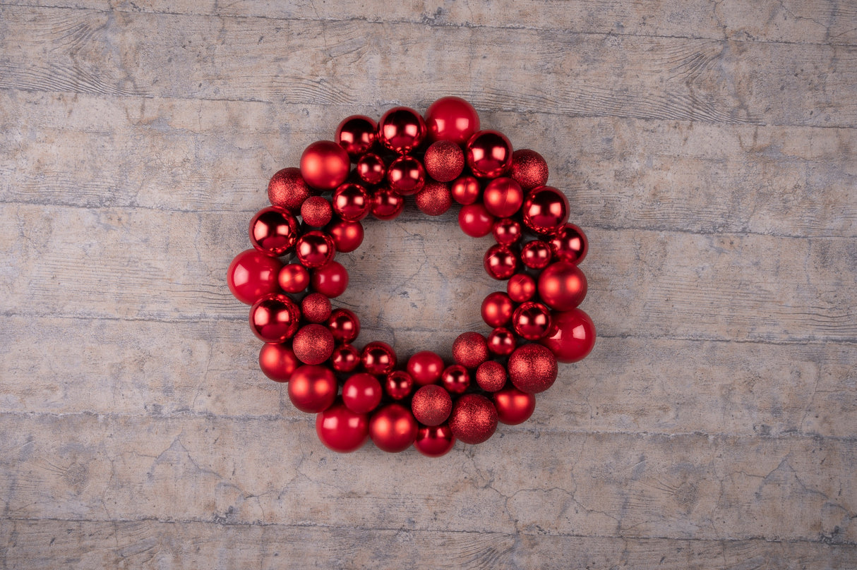 Christmas Gifts Kerstkrans Rood Ø36 CM - maximondo