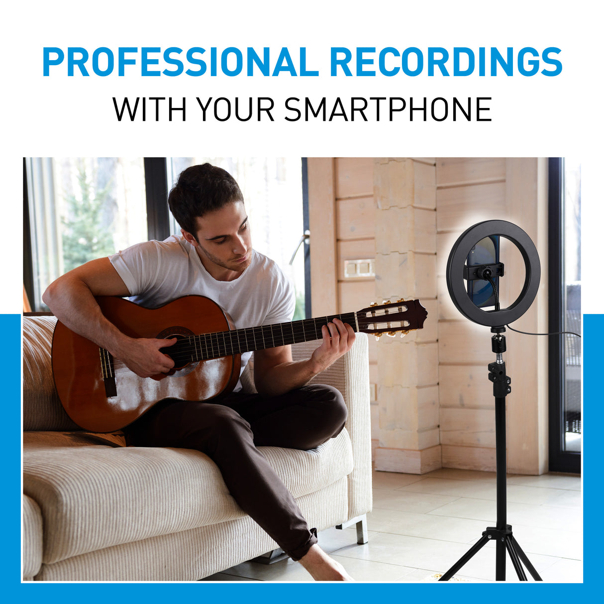 Grundig Selfie Ringlamp - 210 cm - maximondo