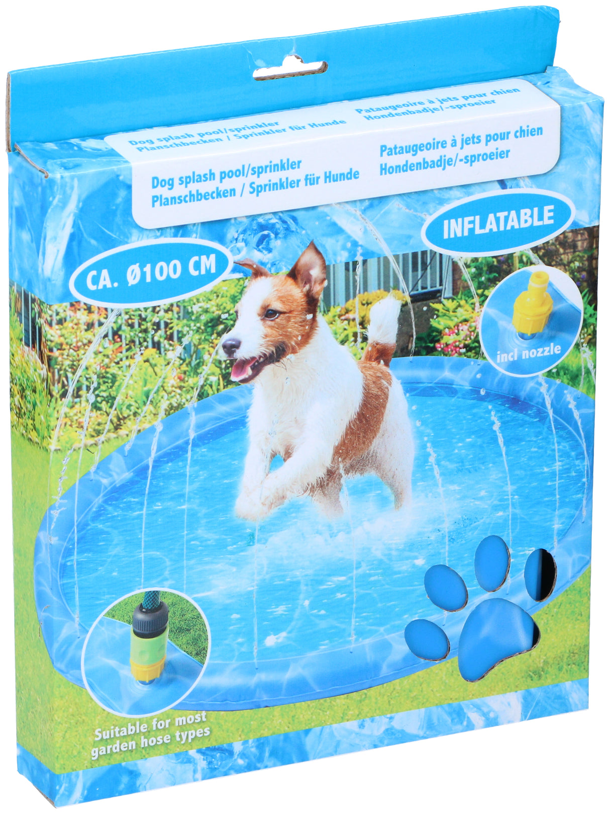 maxxpro Waterspeelmat Hond Ø100 CM - maximondo