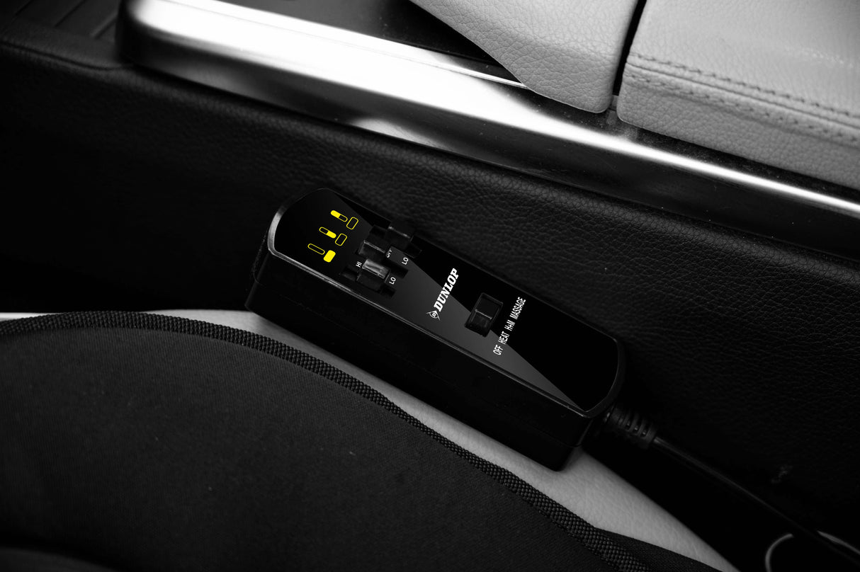 Dunlop Massagestoel Auto met Verwarmingsfunctie - maximondo