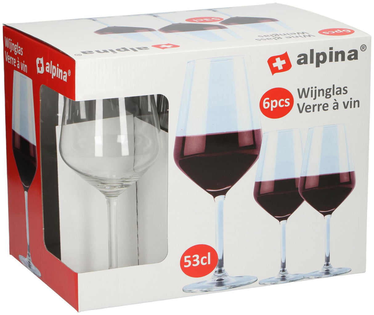 Wijnglazen set rode wijn 6 stuks - maximondo
