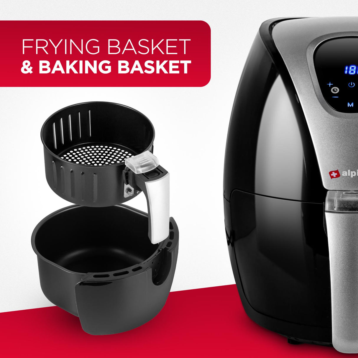 Airfryer 2,4 liter - maximondo