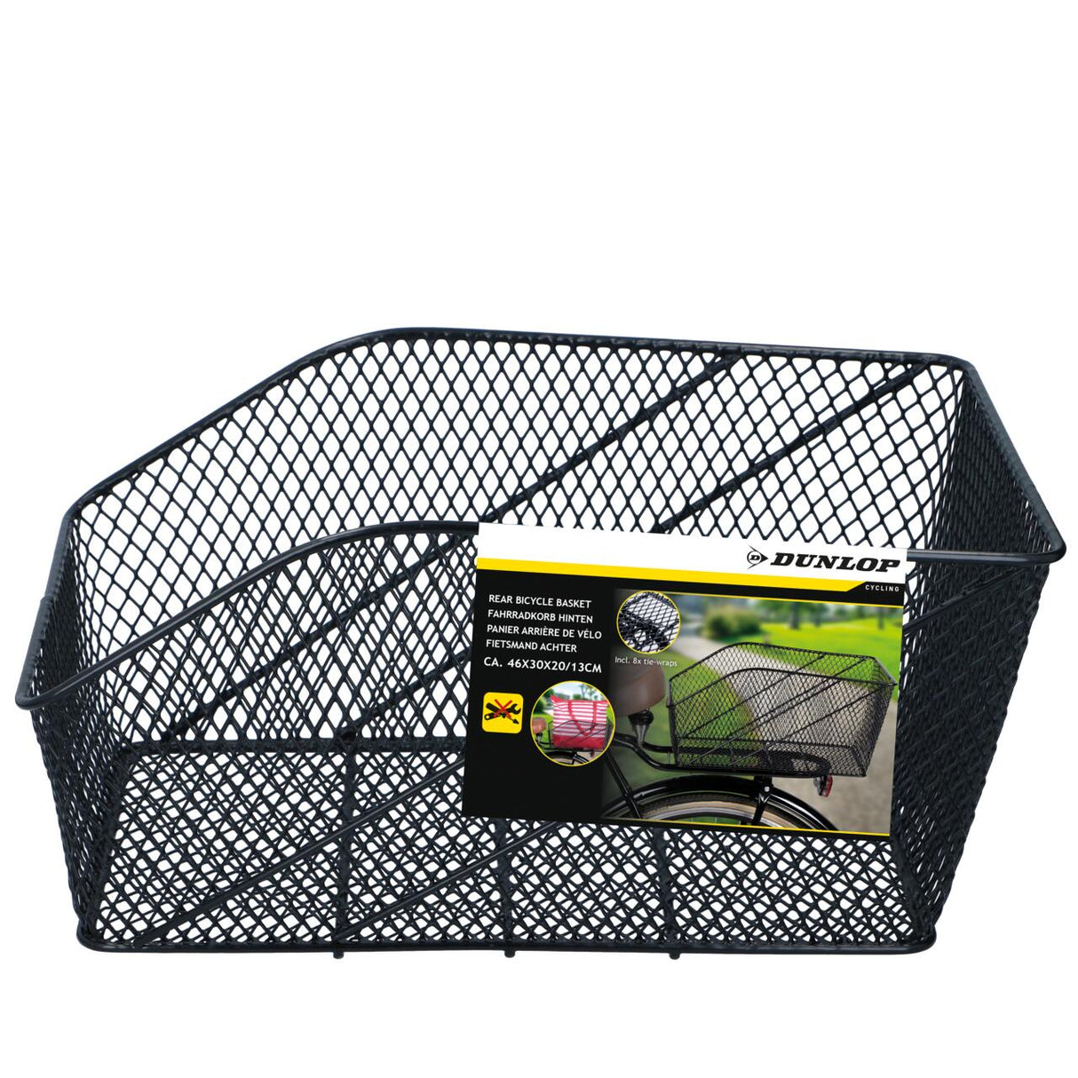 Dunlop Fietsmand - 13 Liter - maximondo
