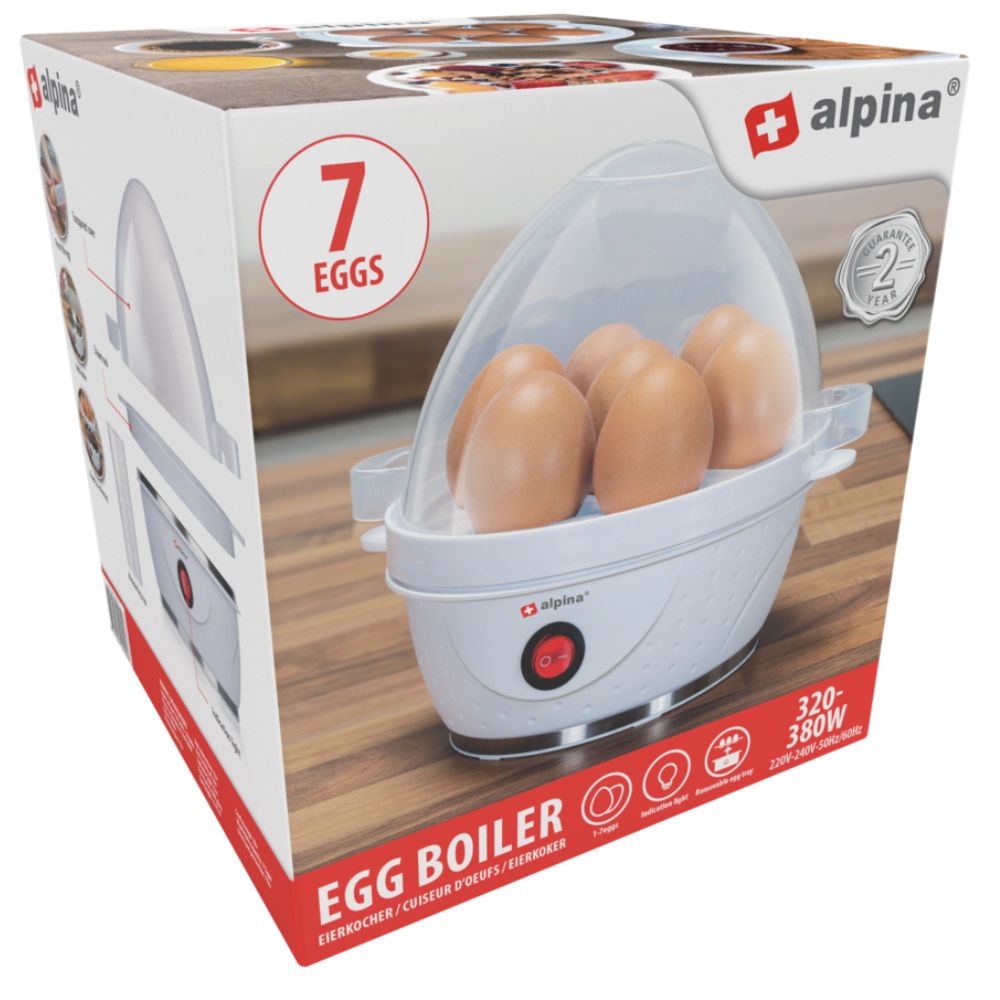 alpina Electric Eierkoker voor 7 Eieren