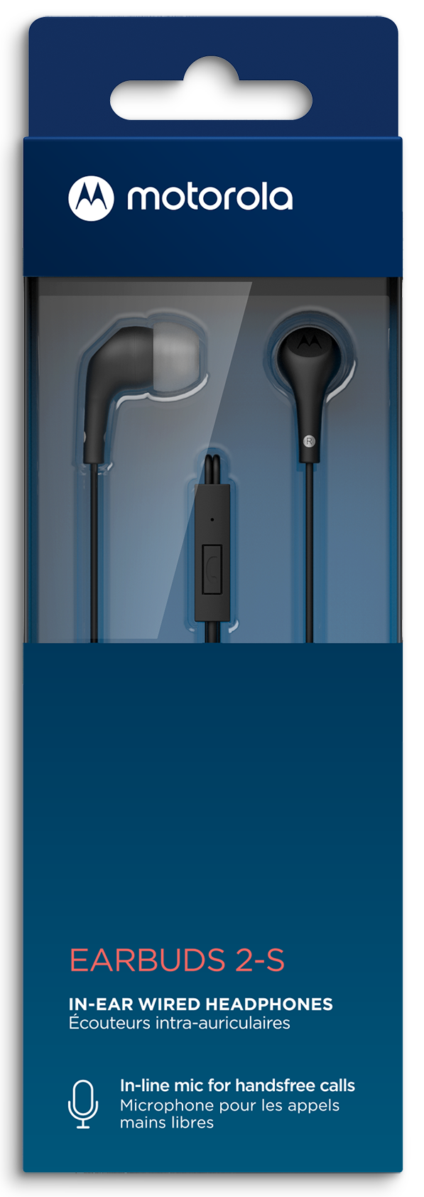 Motorola Oordopjes 2-S Zwart, Mic. - maximondo