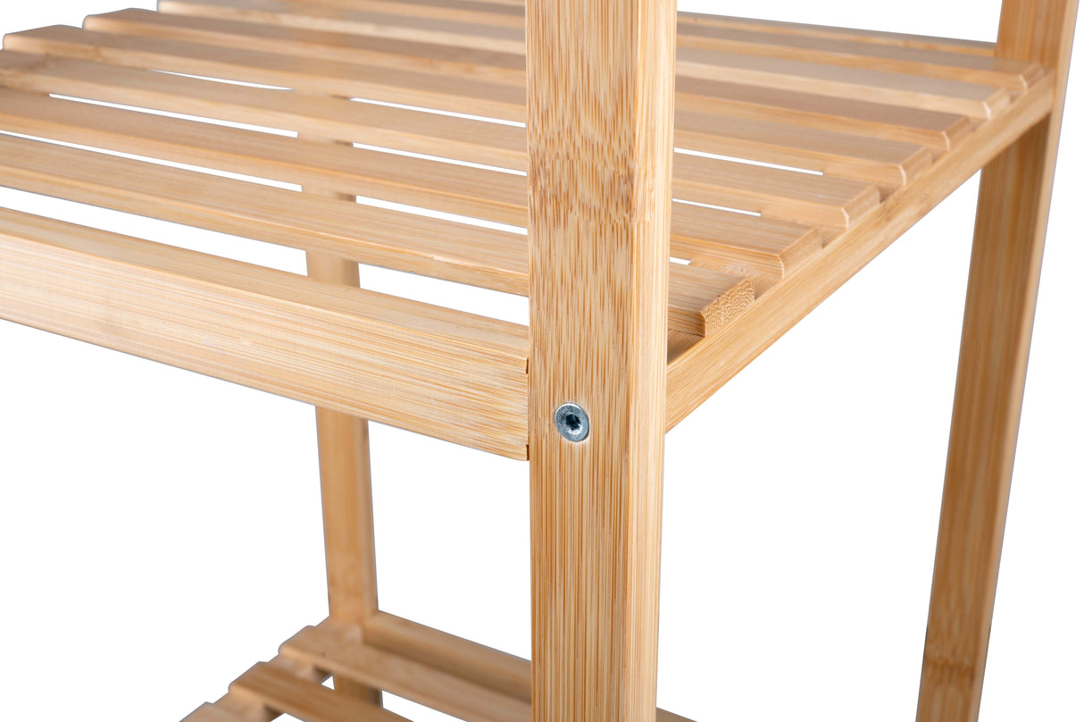 alpina Badkamerrek - Opbergrek van Bamboe - Badkamermeubel