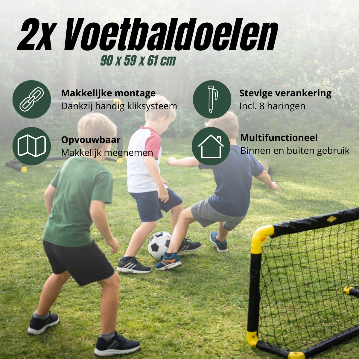 Umbro Voetbaldoel 90 x 60,5 x 61cm - Opvouwbaar - maximondo