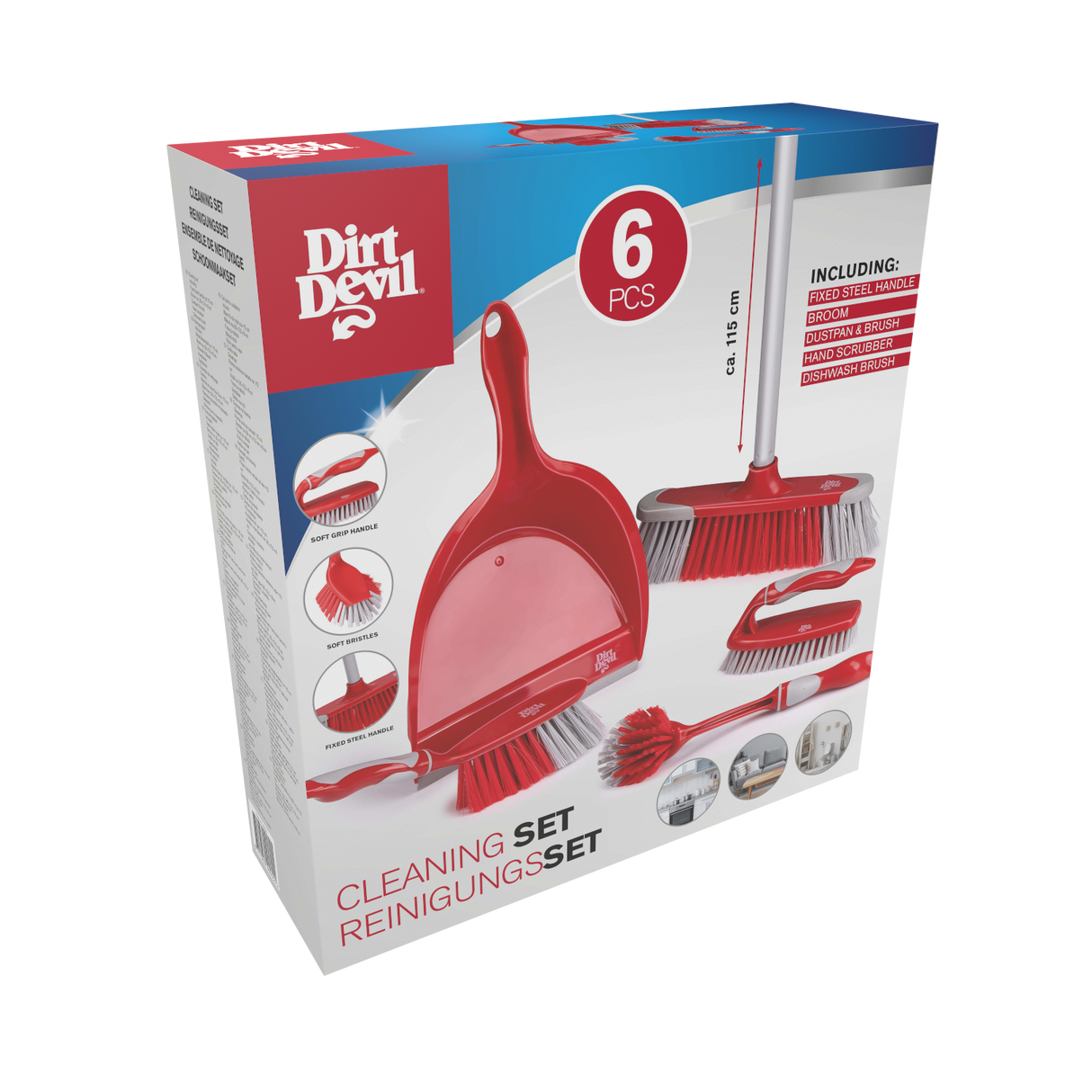 Dirt Devil Reinigingsset 6Delige - maximondo