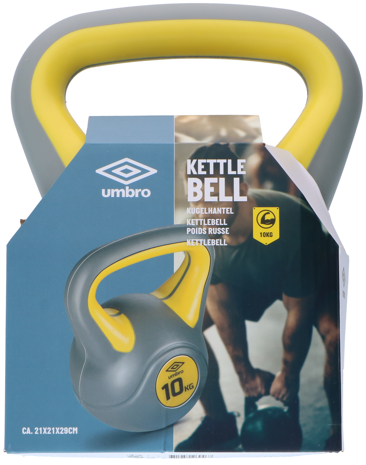 Umbro Kettlebell 10kg Grijs - maximondo