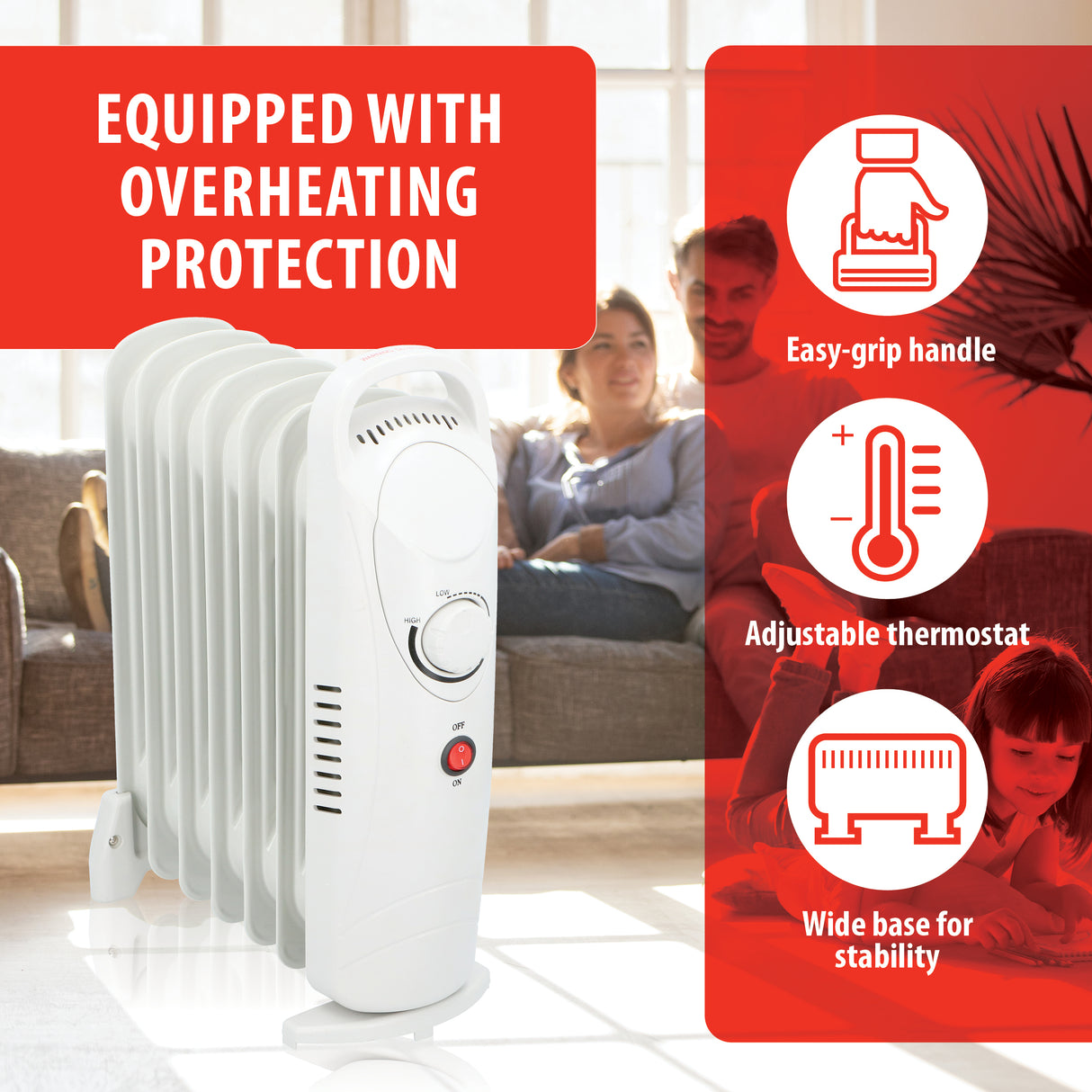 alpina Olieradiator Elektrisch 7 Lamellen - maximondo