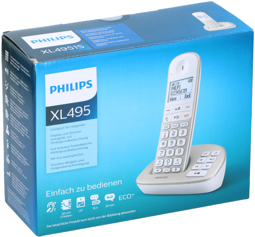 Philips XL4951S/38 Huistelefoon - maximondo