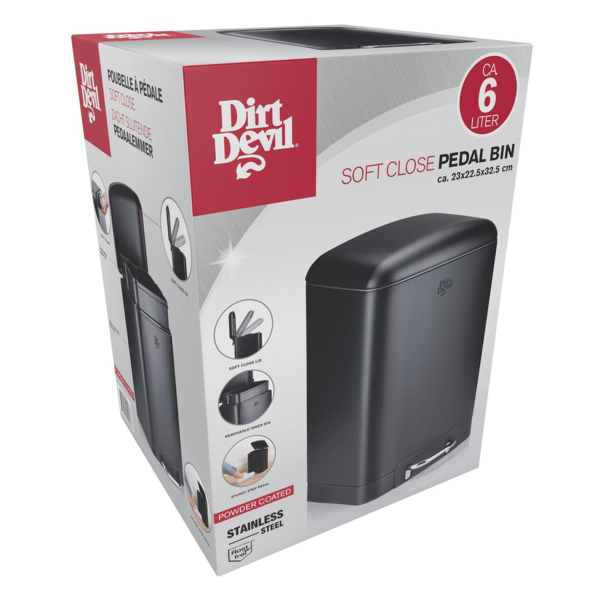 Dirt Devil Pedaalemmer 6L - maximondo
