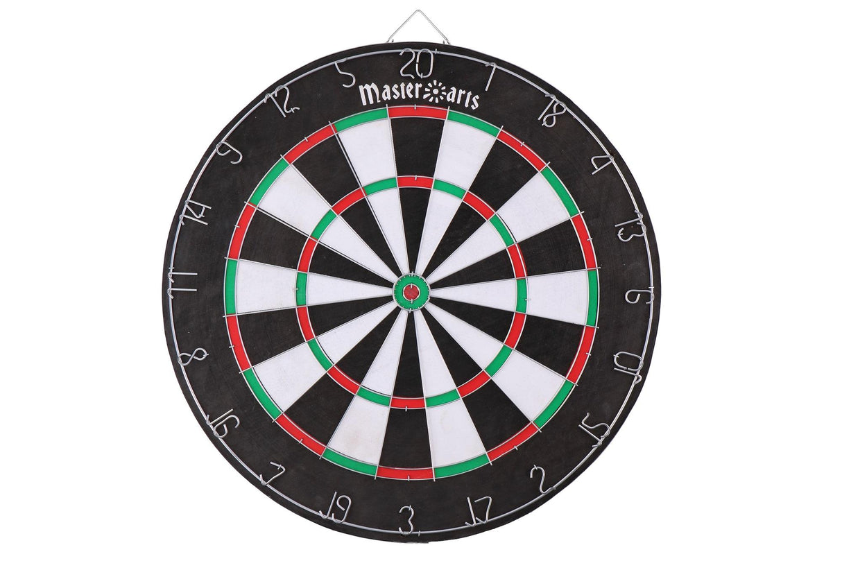 MasterArts Dartbord Set – Dartbord 45 cm – met 6 Dartpijlen