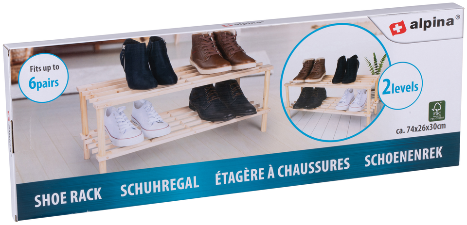 alpina Schoenenrek Hout - maximondo