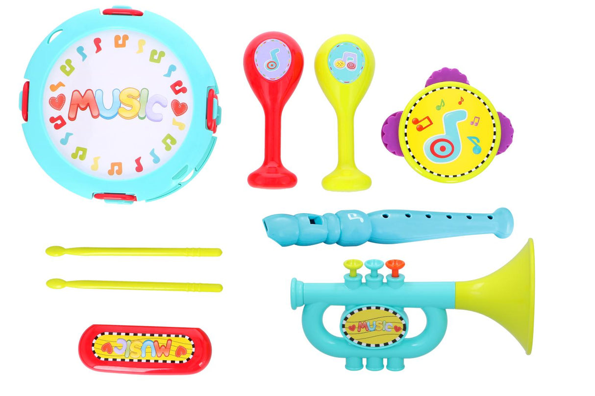 Music instruments set 9pcs ABS - maximondo