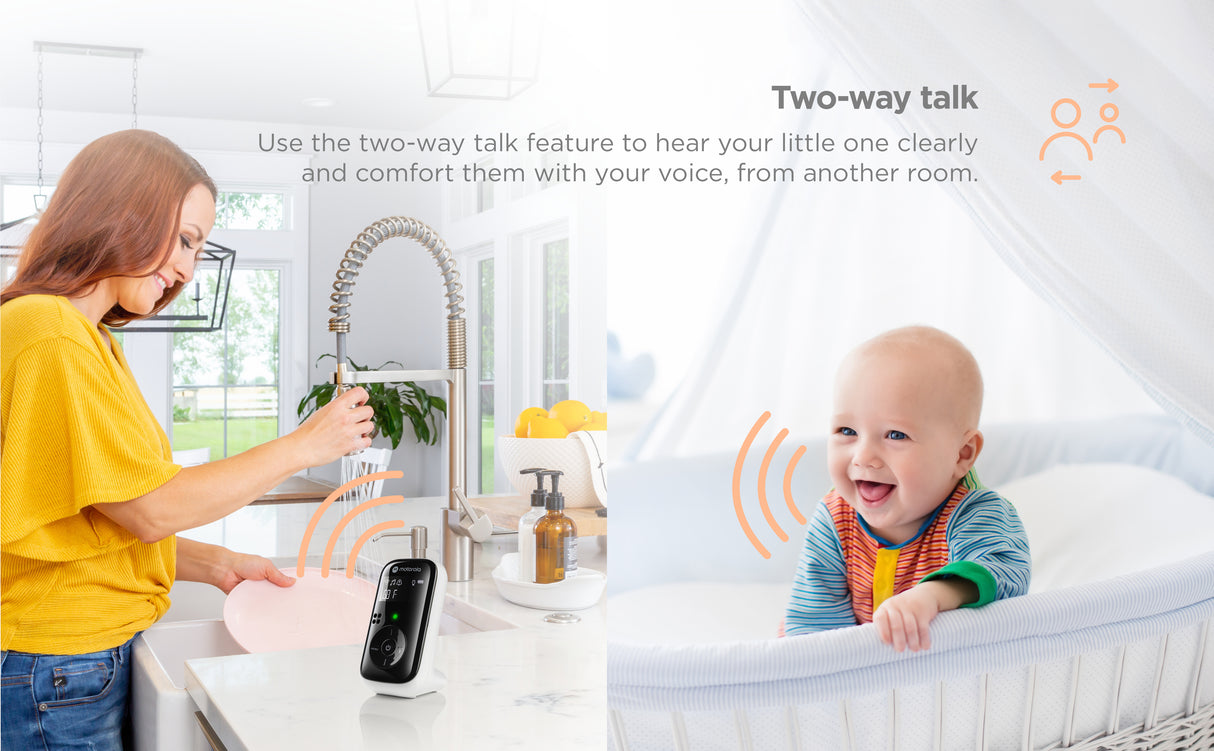 Baby monitor 230V PIP11 WHT - maximondo
