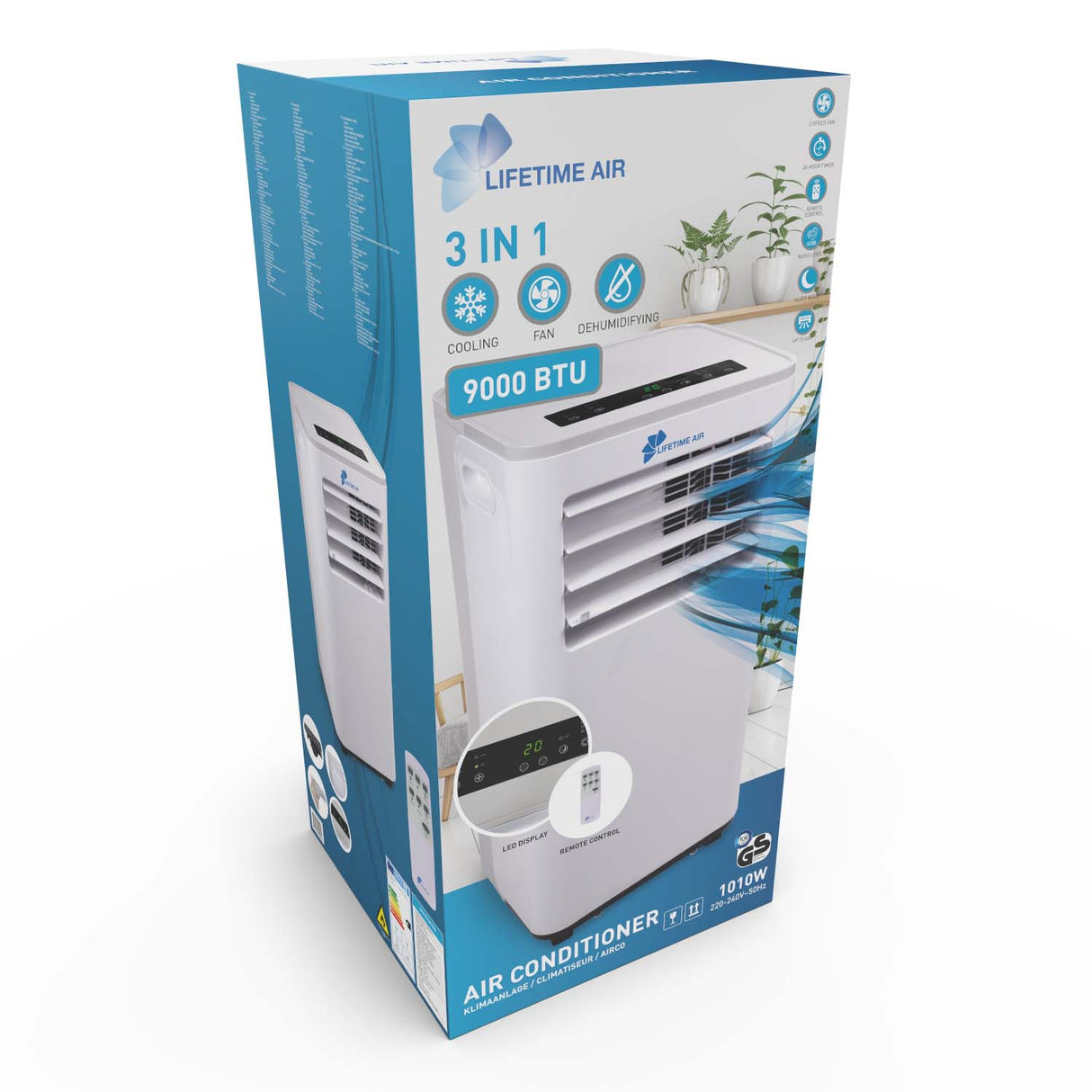 Lifetime Air Mobiele Airco 9000BTU - maximondo