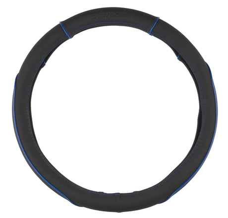 Dunlop Stuurhoes - Universeel - Pu - Zwart/blauw - 37-39 cm - maximondo