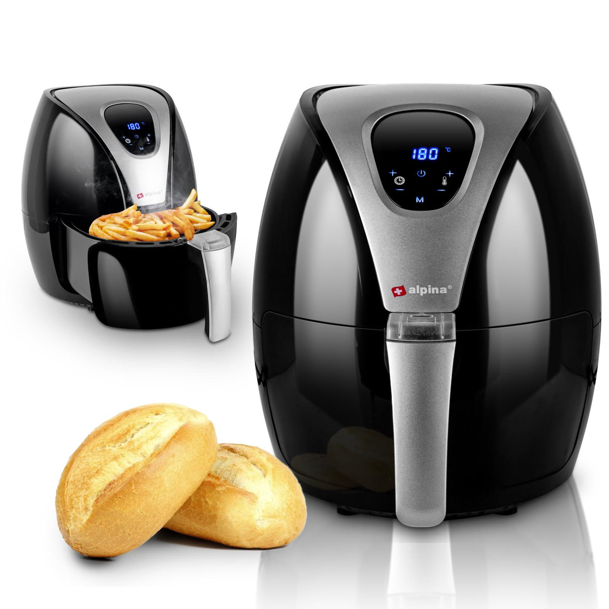 Airfryer 2,4 liter - maximondo